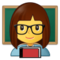 Woman Teacher emoji on Samsung